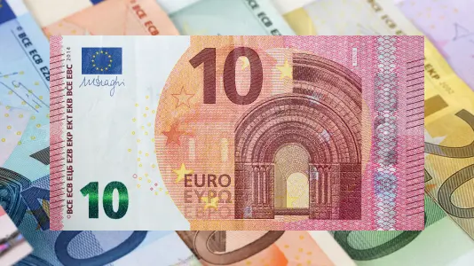 An image of 10 Euro banknote