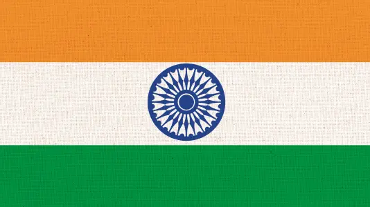 An image of the Indian flag