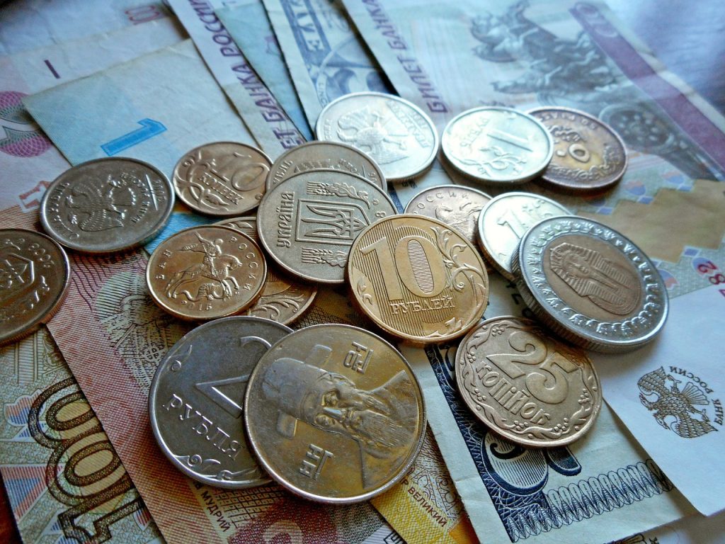 A collection of different currencies