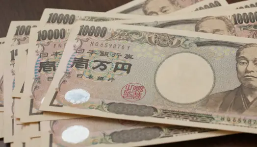 An image of Japanese yen, a major currency commonly used for minor currency pair trading