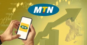 Image of MTN share price in South Africa