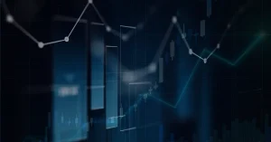 An image of different trading charts to represent technical, fundamental, and sentiment analysis in online trading