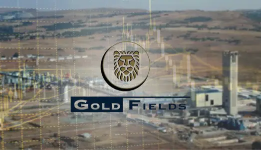 Image of Gold Fields logo and South Deep gold mines