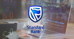 Image of Standard Bank Logo and Investor in Standard Bank Share Price