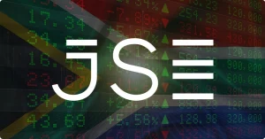 Logo of the Johannesburg Stock Exchange (JSE), representing the JSE All Share Index