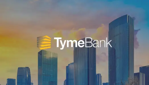 A logo of TymeBank