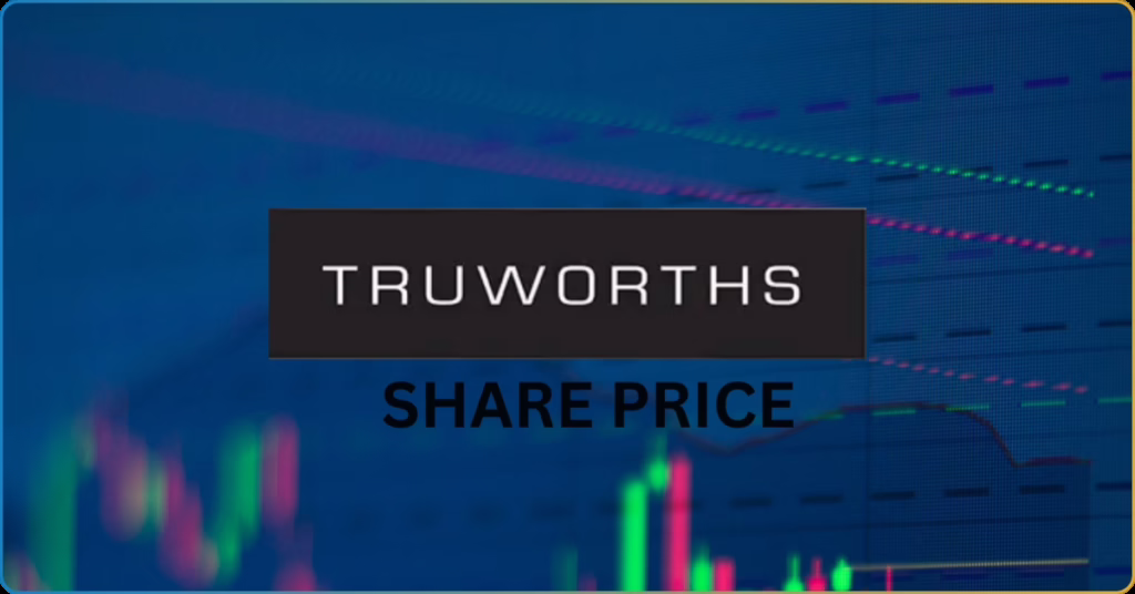 An imgae with a context of Truworths Share Price.